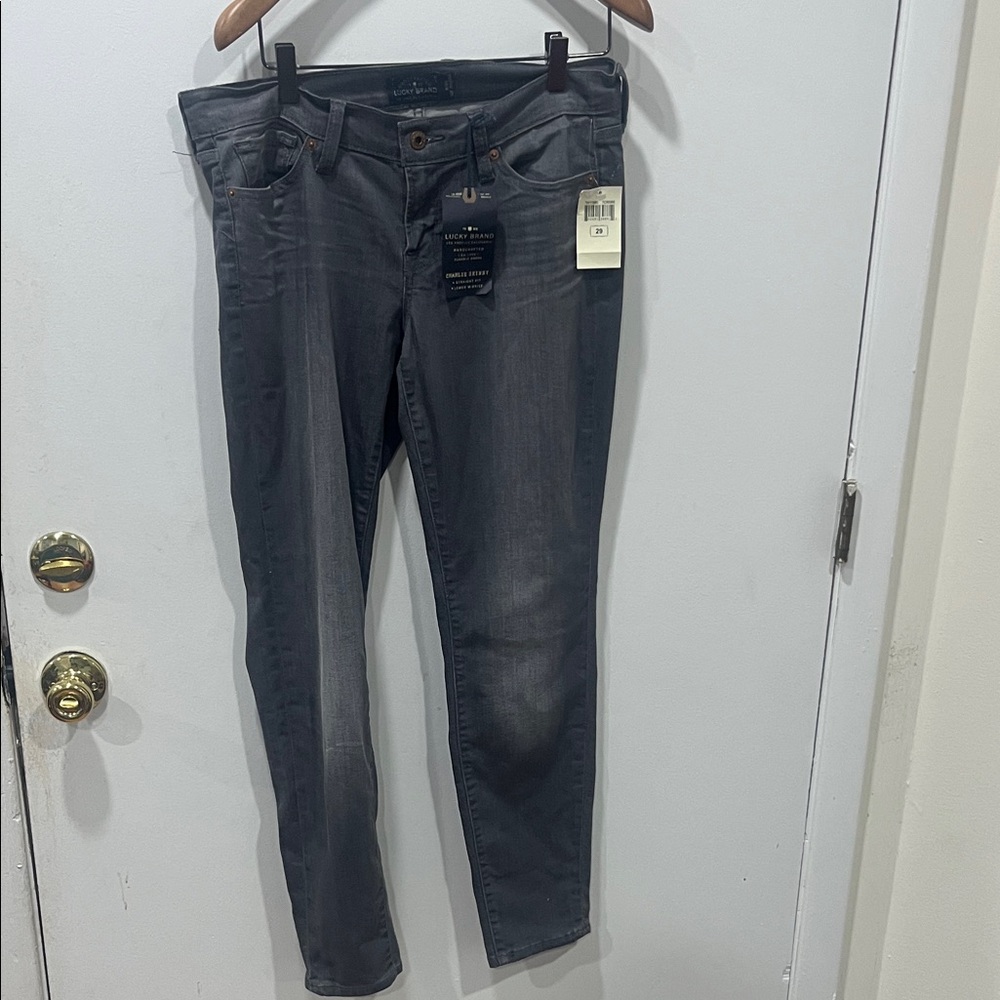 Lucky Brand Women's Dark Gray Skinny Jeans
